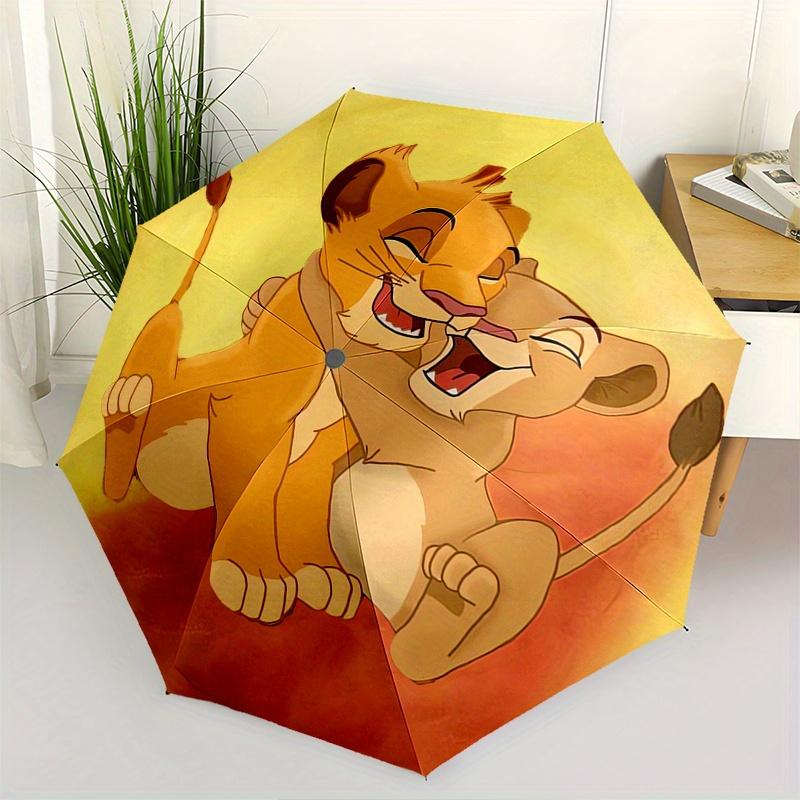 Lion King Simba Nala Themed Automatic opening and closing folding umbrella, 8 rib windproof, compact travel design, suitable for all occasio
Lion King Simba Nala Themed Automatic opening and closing folding umbrella, 8 rib windproof, compact travel design, suitable for all occasio