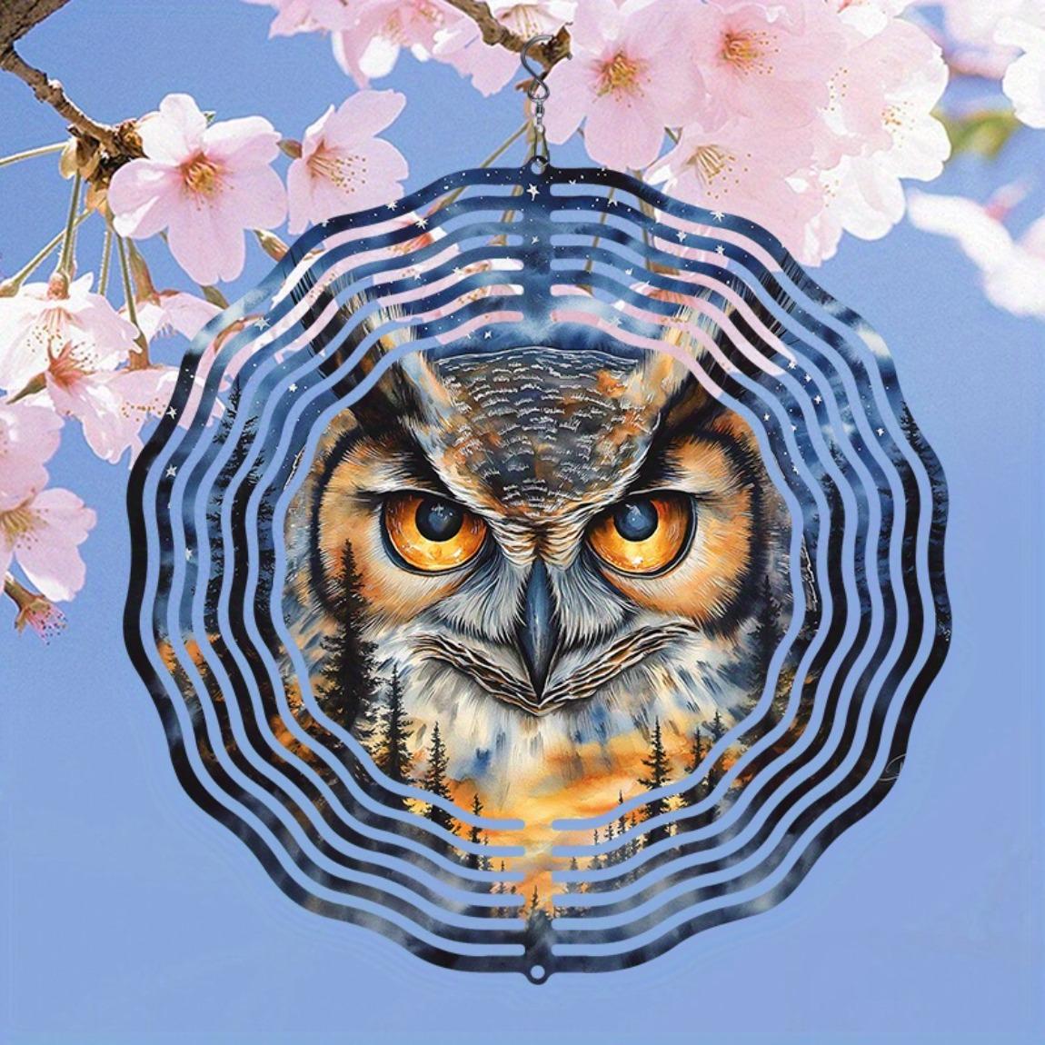 3D Owl Wind Spinner Metal Garden Decor for Patio Yard Outdoor No Battery Needed Night Sky Inspired Home Decoration
3D Owl Wind Spinner Metal Garden Decor for Patio Yard Outdoor No Battery Needed Night Sky Inspired Home Decoration