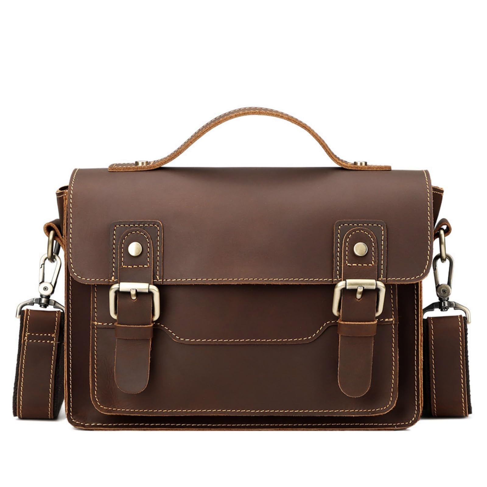 New Natural Genuine Leather Shoulder Bag 2WAY Fashion Retro Fashion Shoulder Bag Cowhide Crossbody Bag Genuine Cowhide Large Capacity Commuting Work коричневий
New Natural Genuine Leather Shoulder Bag 2WAY Fashion Retro Fashion Shoulder Bag Cowhide Crossbody Bag Genuine Cowhide Large Capacity Commuting Work коричневий
