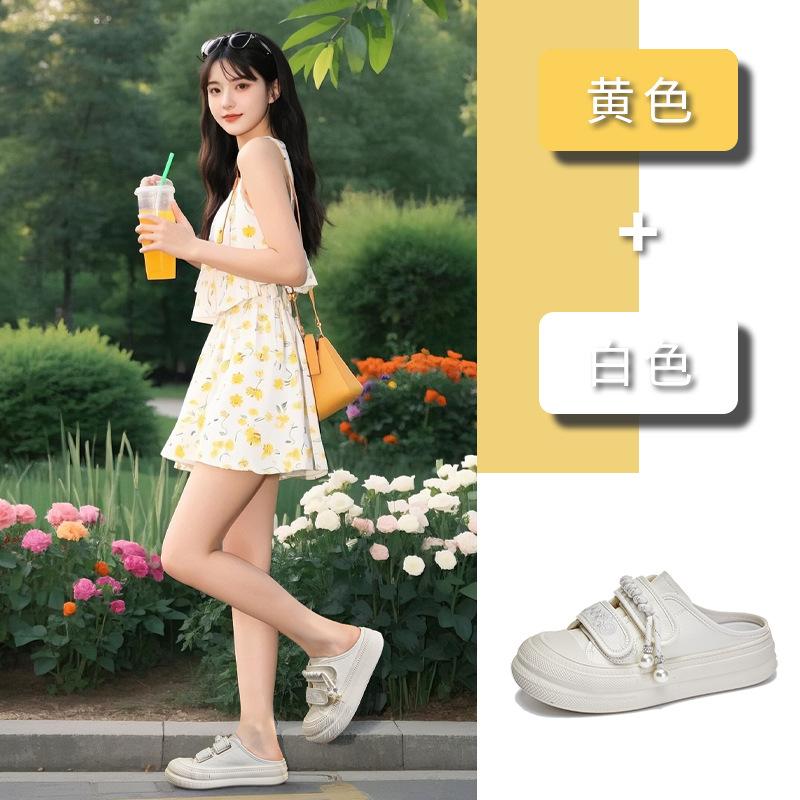 Velcro bag head slippers women s 2025 summer new outer wear big head half drag fashion sandals flat bottom versatile women s shoes 35 чёрный
Velcro bag head slippers women s 2025 summer new outer wear big head half drag fashion sandals flat bottom versatile women s shoes 35 чёрный