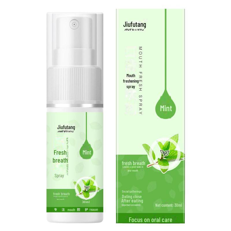 Освежающий спрей для полости рта Jiufutang Mint от запаха и табачного дыма
Освежающий спрей для полости рта Jiufutang Mint от запаха и табачного дыма