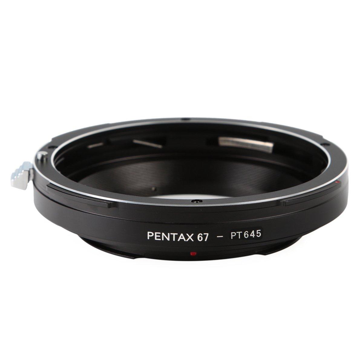 Concept Lens Mount Adapter Pentax 67 mount lenses to Pentax 645 K&F KF-P67P645 (Converts mount)
Concept Lens Mount Adapter Pentax 67 mount lenses to Pentax 645 K&F KF-P67P645 (Converts mount)