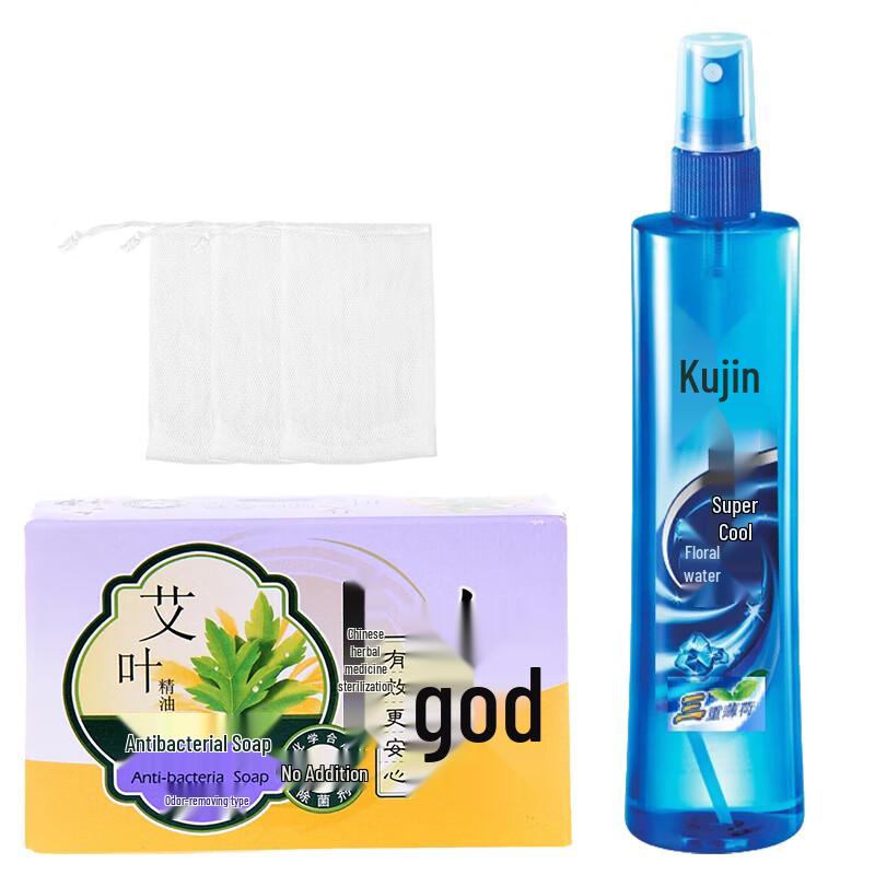 Liushen Mugwort Soap & Invigorating Floral Water Set
Liushen Mugwort Soap & Invigorating Floral Water Set