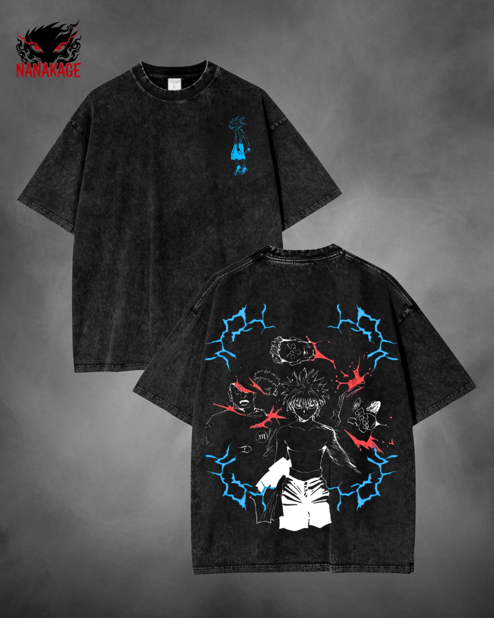 Hunter X Hunter Anime Acid Washed New Summer for Men T Shirt Vintage OverSize Tee Killua Kurapika Phantom Troupe XL
Hunter X Hunter Anime Acid Washed New Summer for Men T Shirt Vintage OverSize Tee Killua Kurapika Phantom Troupe XL