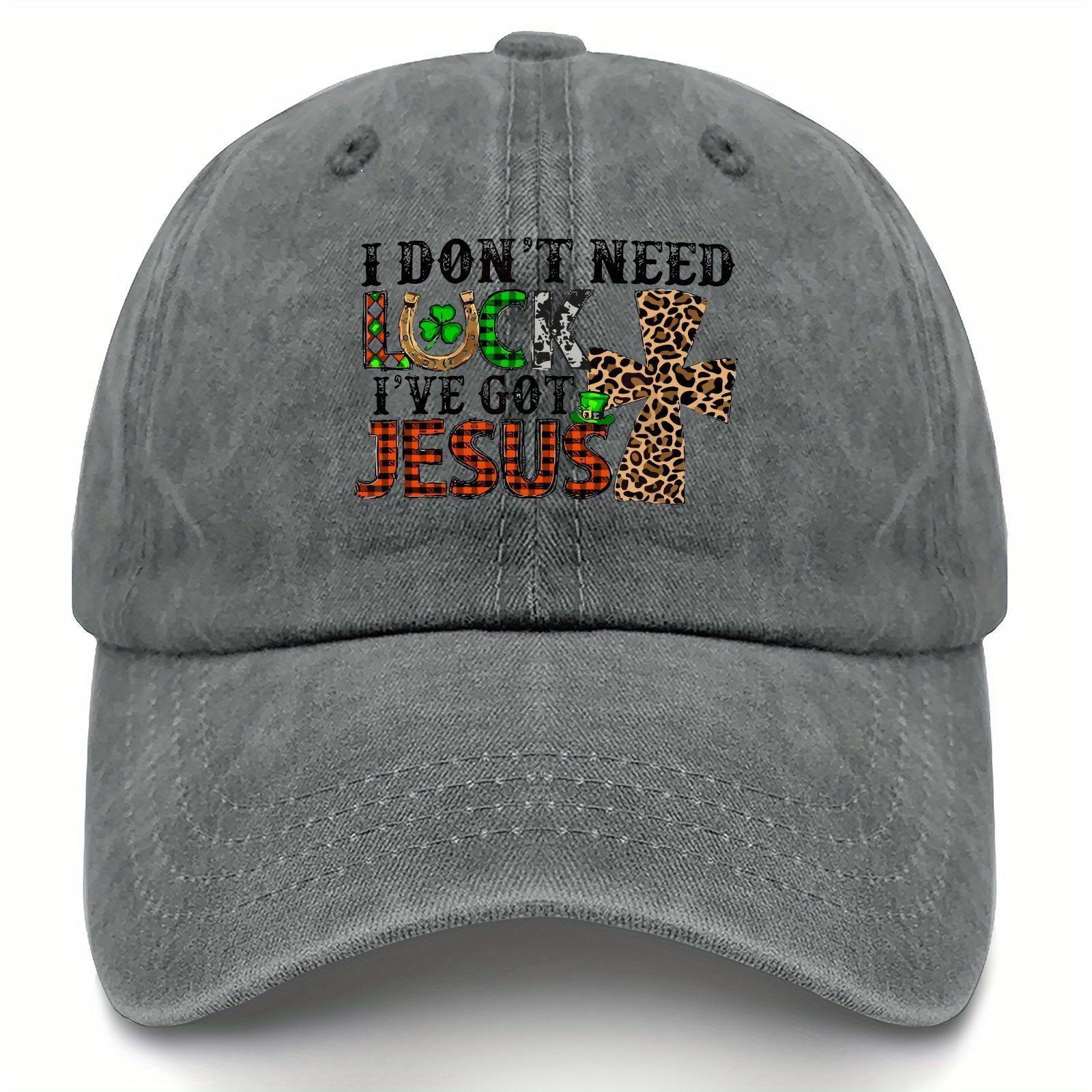 I ve Got Jesus Christian St Patrick s Day Baseball Cap Polyester Casual Adjustable Hat Outdoor One Size сірий
I ve Got Jesus Christian St Patrick s Day Baseball Cap Polyester Casual Adjustable Hat Outdoor One Size сірий