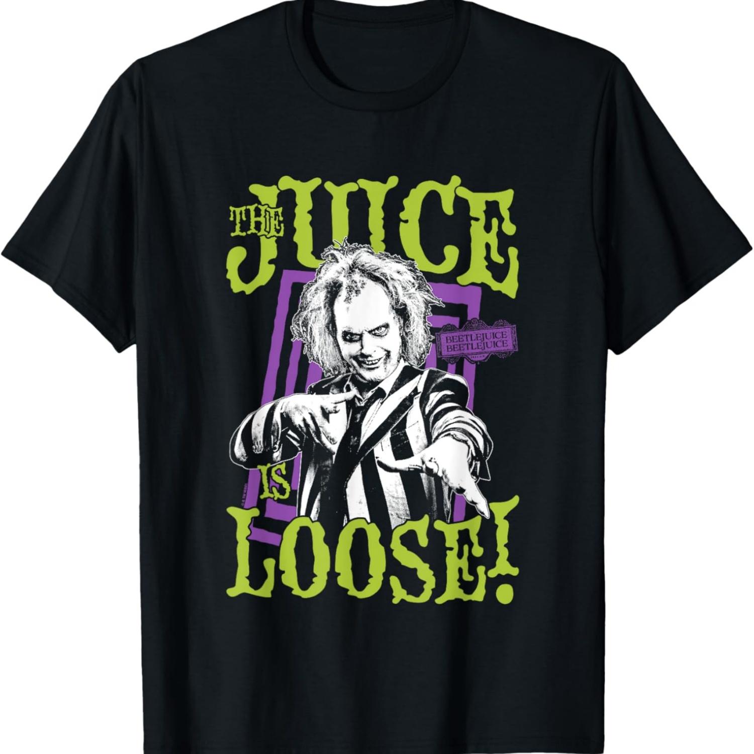 Beetlejuice Beetlejuice The Juice Is Loose! Big Chest Poster T-Shirt XXXXXL чёрный
Beetlejuice Beetlejuice The Juice Is Loose! Big Chest Poster T-Shirt XXXXXL чёрный