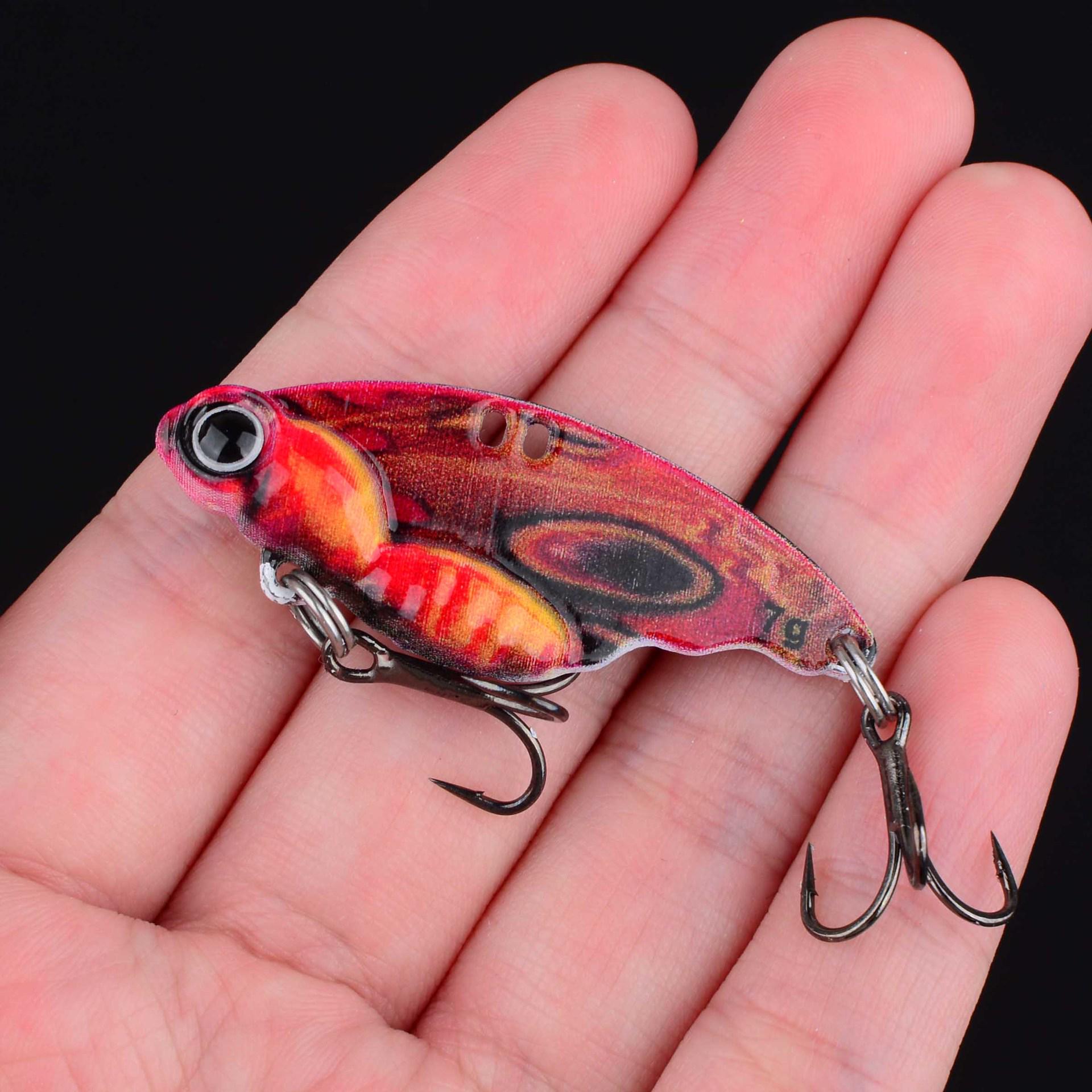 Butterfly Metal VIB Fishing Lure: Long Cast & Strong Vibration, 7g/15g Bionic Design. 7g
Butterfly Metal VIB Fishing Lure: Long Cast & Strong Vibration, 7g/15g Bionic Design. 7g