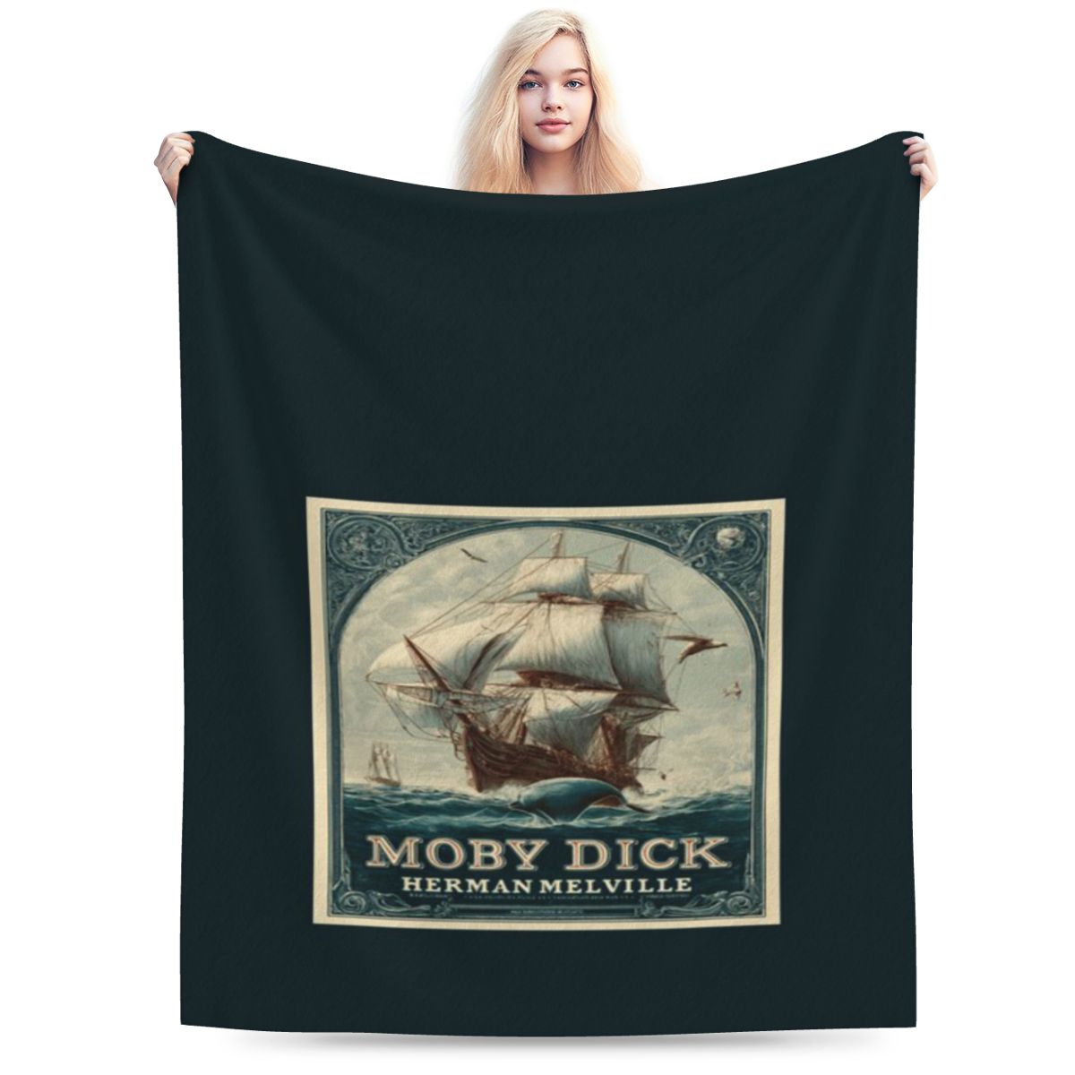 A Vintage Poster Of MobyDick Herman Melville Custom Soft Gift An UltraSoft Micro Fleece Blanket 75x100cm 30x40in
A Vintage Poster Of MobyDick Herman Melville Custom Soft Gift An UltraSoft Micro Fleece Blanket 75x100cm 30x40in