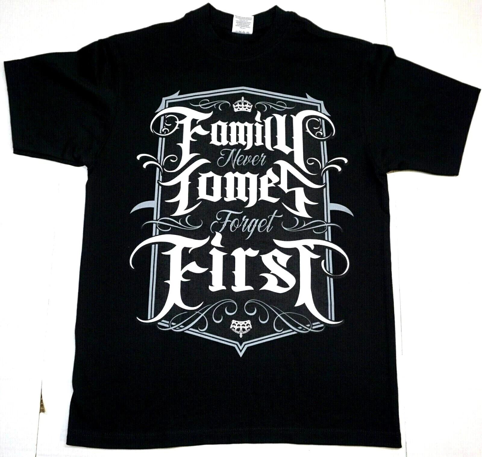 FAMILY FIRST T-Shirt Urban Streetwear 100% Cotton Tee Adult Men s New S
FAMILY FIRST T-Shirt Urban Streetwear 100% Cotton Tee Adult Men s New S