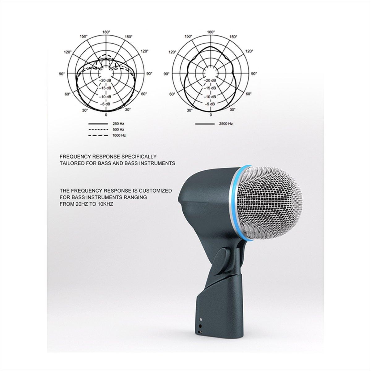 52A Dynamic Drum Microphone Professional Kick Drum Instrument Mic Audio Capture for Studio and Stage China Mainland
52A Dynamic Drum Microphone Professional Kick Drum Instrument Mic Audio Capture for Studio and Stage China Mainland