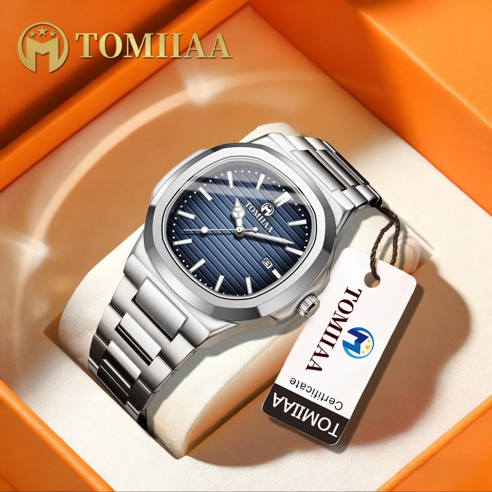 TOMIIAA Ultra-Thin Waterproof Men s Quartz Calendar Watch
TOMIIAA Ultra-Thin Waterproof Men s Quartz Calendar Watch