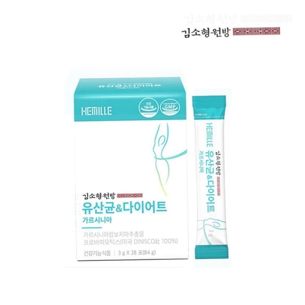 HEMILLE Garcinia High-Content Carbohydrate Cutting Body Fat Reduction HCA Lactic Acid Bacteria 28 Packets
HEMILLE Garcinia High-Content Carbohydrate Cutting Body Fat Reduction HCA Lactic Acid Bacteria 28 Packets