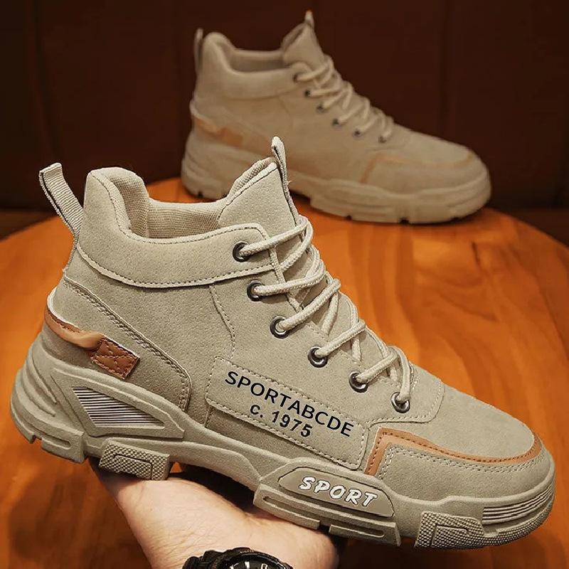 Autumn and winter rhubarb boots high-top men s medium tube Martin shoes labor insurance shoes casual tooling boots non-slip thick sole 39
Autumn and winter rhubarb boots high-top men s medium tube Martin shoes labor insurance shoes casual tooling boots non-slip thick sole 39