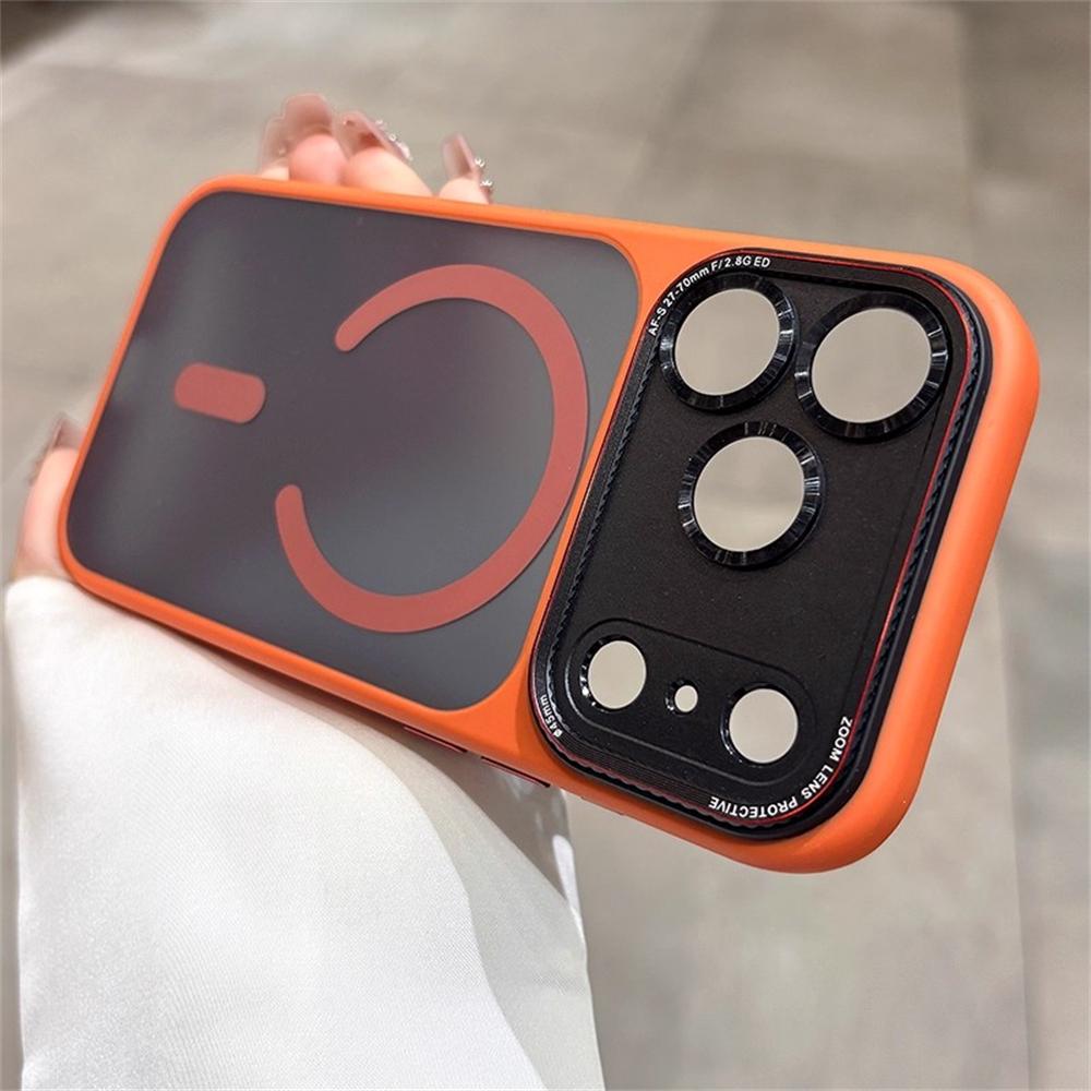 Magnetic Metal Lens Bumper Protection Case For iPhone 17 Air 17 Pro Max Wireless Charge Matte Clear Hard Cover For Magsafe Funda iPhone17 Pro
Magnetic Metal Lens Bumper Protection Case For iPhone 17 Air 17 Pro Max Wireless Charge Matte Clear Hard Cover For Magsafe Funda iPhone17 Pro