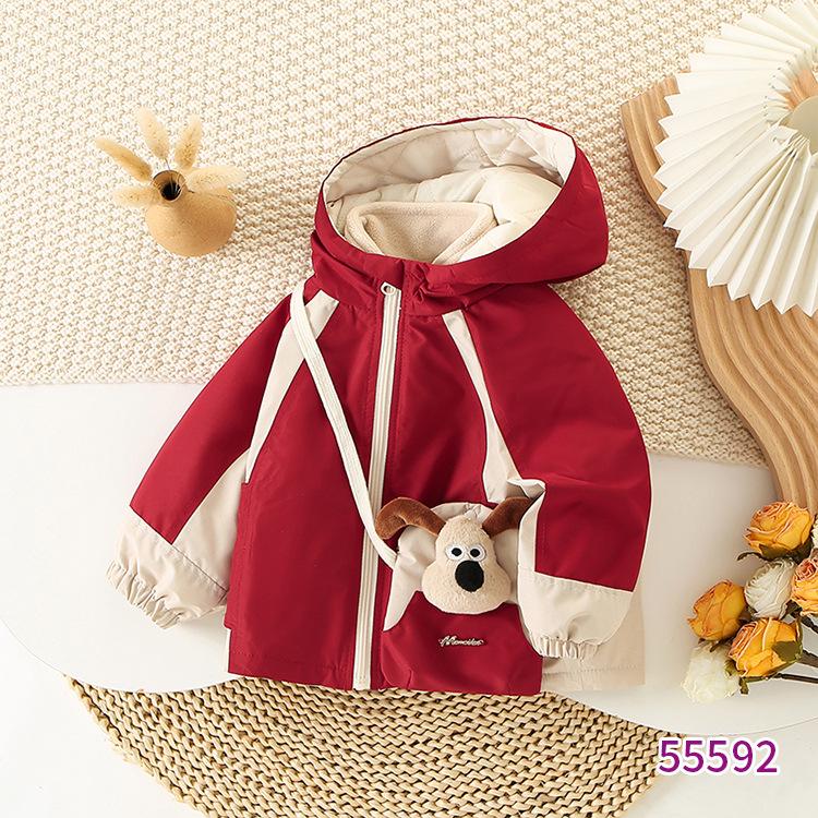 Kids Windproof Hooded Jacket and Fleece Cardigan Set for Autumn/Winter 110 cm
Kids Windproof Hooded Jacket and Fleece Cardigan Set for Autumn/Winter 110 cm