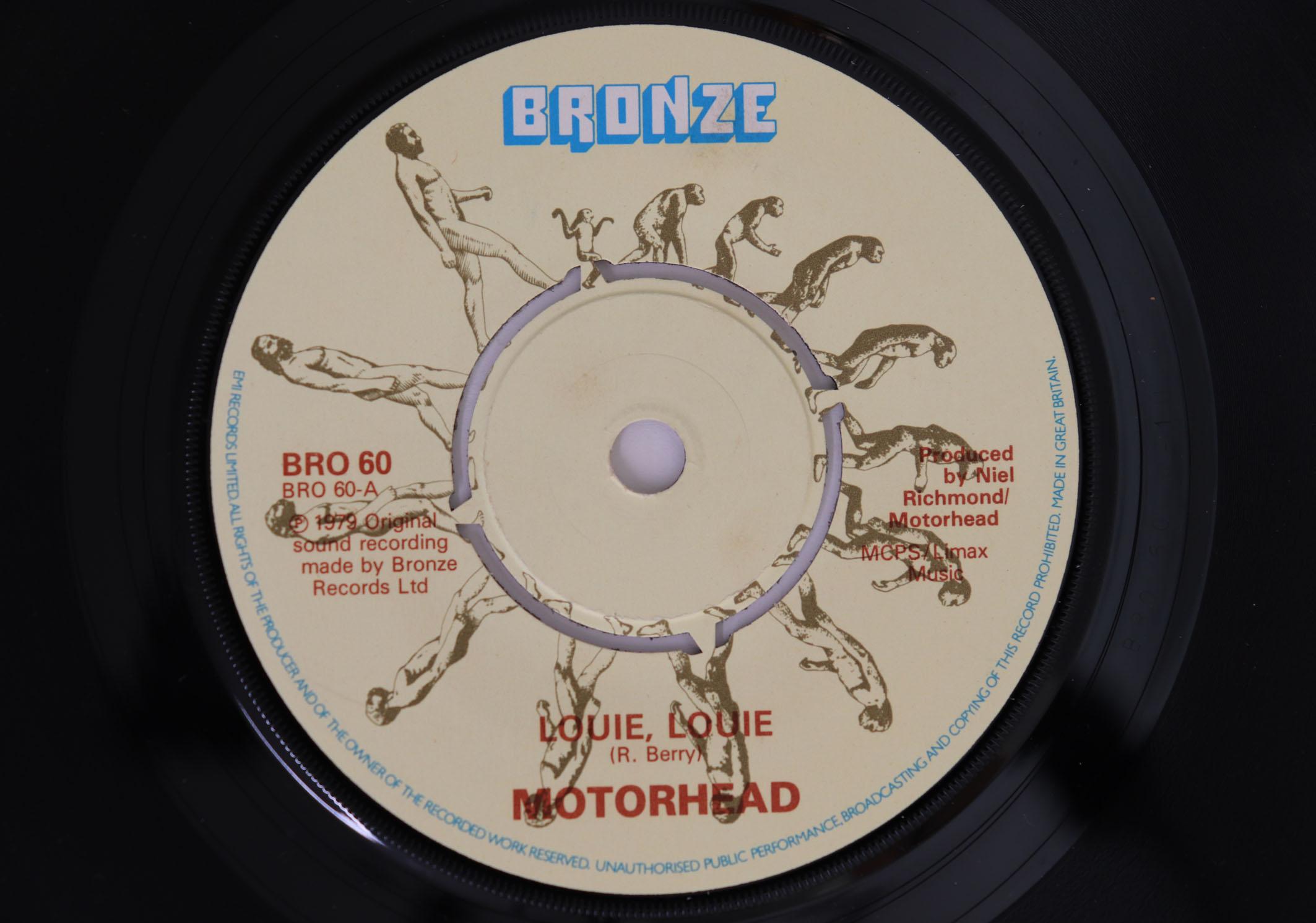 7inch Record MOTÖRHEAD - Louie Louie / Tear Ya Down BRO60 Bronze 1978 UK Metal Used
7inch Record MOTÖRHEAD - Louie Louie / Tear Ya Down BRO60 Bronze 1978 UK Metal Used