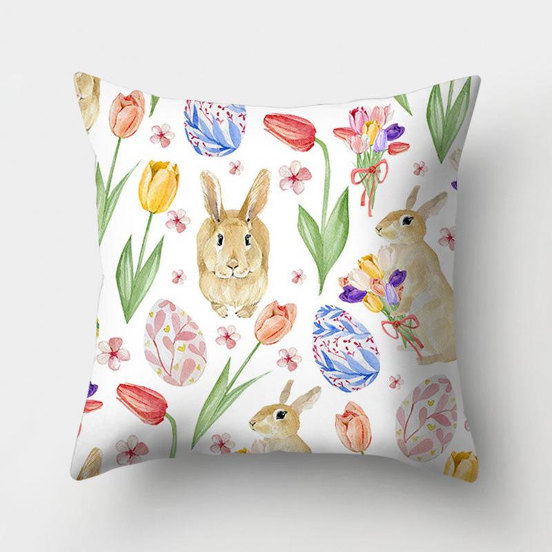 New Easter Bunny Watercolor Wreath Peach Skin Fleece Home Decoration Floor Cushion Pillow Cover 45 * 45 (excluding pillow core)
New Easter Bunny Watercolor Wreath Peach Skin Fleece Home Decoration Floor Cushion Pillow Cover 45 * 45 (excluding pillow core)