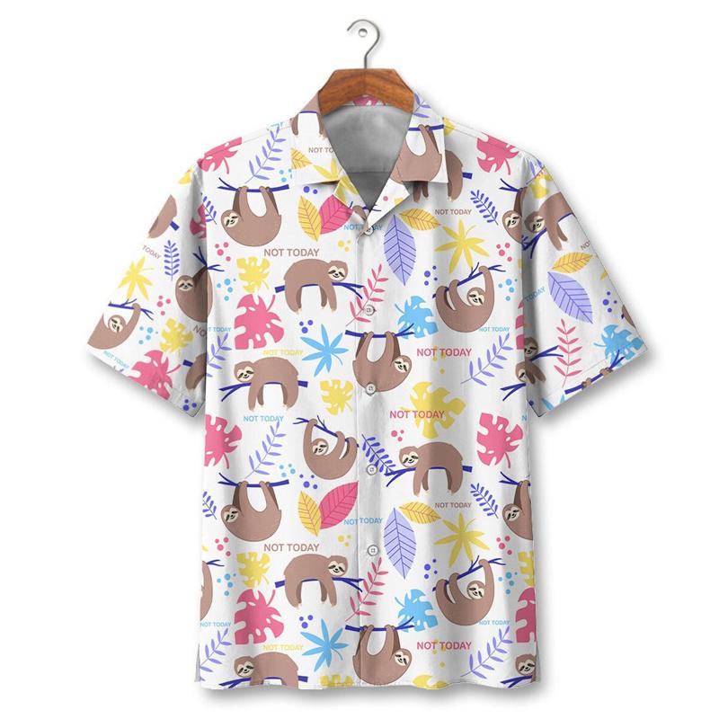 Men Fashion 3d Printed Tropic Animals Shirts Summer Street Short Sleeves Button Lapel Blouse 5XL
Men Fashion 3d Printed Tropic Animals Shirts Summer Street Short Sleeves Button Lapel Blouse 5XL