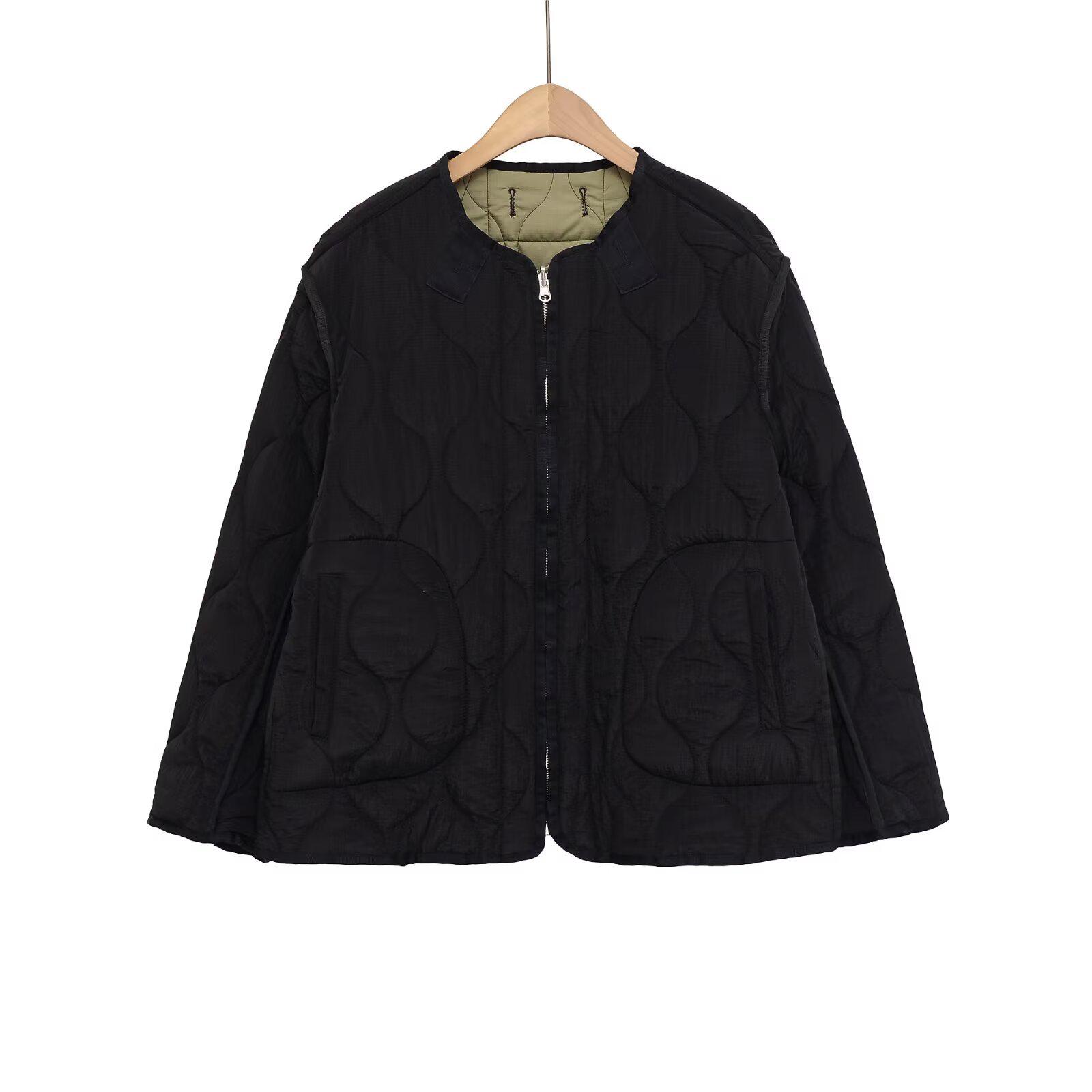 European American Women s Street Fashion Quilted Cotton Jacket Extra Small
European American Women s Street Fashion Quilted Cotton Jacket Extra Small