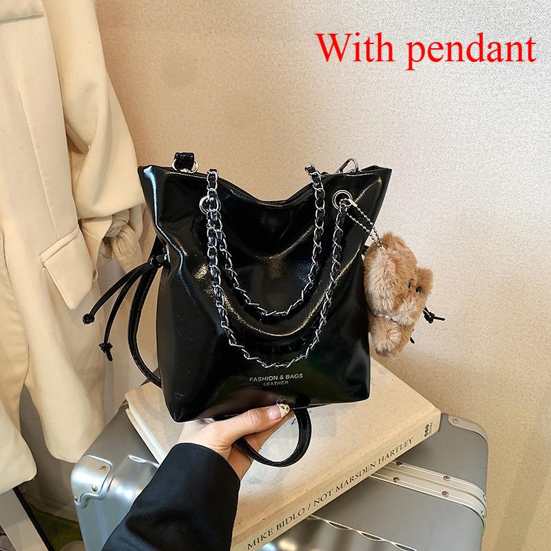 Retro Versatile Soft Pu Leather Shoulder Bags for Women Simple Ladies Bucket Handbags Portable Female Chain Crossbody Bag
Retro Versatile Soft Pu Leather Shoulder Bags for Women Simple Ladies Bucket Handbags Portable Female Chain Crossbody Bag