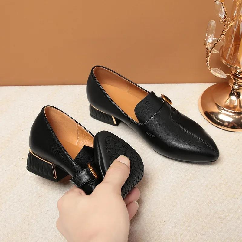 3см Модные Дышащие Туфли на Среднем Блочном Каблуке Женские 2025 Осень Мягкие Кожаные Лоферы Остроносые Туфли для Офиса Мамы Работа Танцы 41
3см Модные Дышащие Туфли на Среднем Блочном Каблуке Женские 2025 Осень Мягкие Кожаные Лоферы Остроносые Туфли для Офиса Мамы Работа Танцы 41