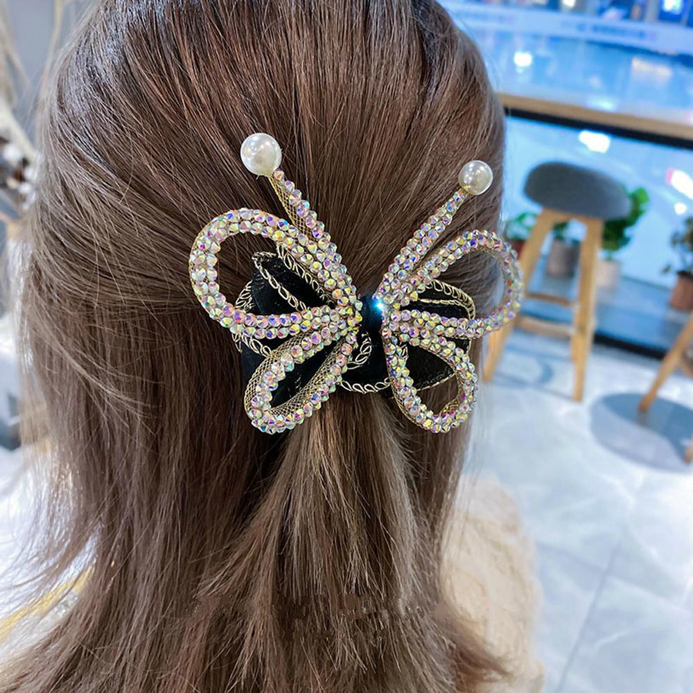New Women Girls Crystal Hair Bands Ponytail Holder Bow Scrunchies Rhinestone Butterfly Hair Ropes
New Women Girls Crystal Hair Bands Ponytail Holder Bow Scrunchies Rhinestone Butterfly Hair Ropes
