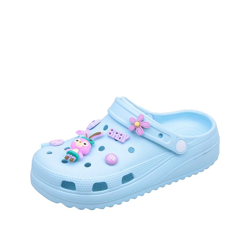 Мультяшні прості пляжні туфлі Baotou домашні кімнатні повсякденні туфлі з дірками жіночі літні на товстій підошві для вулиці нековзні модні 41 небо синє кольору
Мультяшні прості пляжні туфлі Baotou домашні кімнатні повсякденні туфлі з дірками жіночі літні на товстій підошві для вулиці нековзні модні 41 небо синє кольору