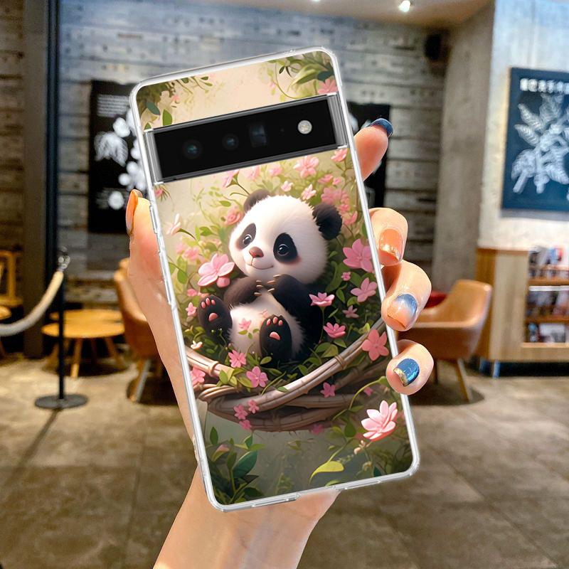 Cartoon Lovely Panda Phone Case Cover for Google Pixel 8 7 6 5 4 4XL Shockproof Soft 7A 6A 5A 4A 3A 3AXLPro 5G Transparent Shell Pixel 5A
Cartoon Lovely Panda Phone Case Cover for Google Pixel 8 7 6 5 4 4XL Shockproof Soft 7A 6A 5A 4A 3A 3AXLPro 5G Transparent Shell Pixel 5A