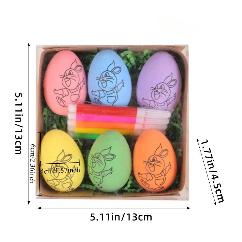 Hand Painted Easter Eggs DIY Cartoon Bunny Egg Kids Handmade Easter Craft Gift Decor Ornament Party
Hand Painted Easter Eggs DIY Cartoon Bunny Egg Kids Handmade Easter Craft Gift Decor Ornament Party