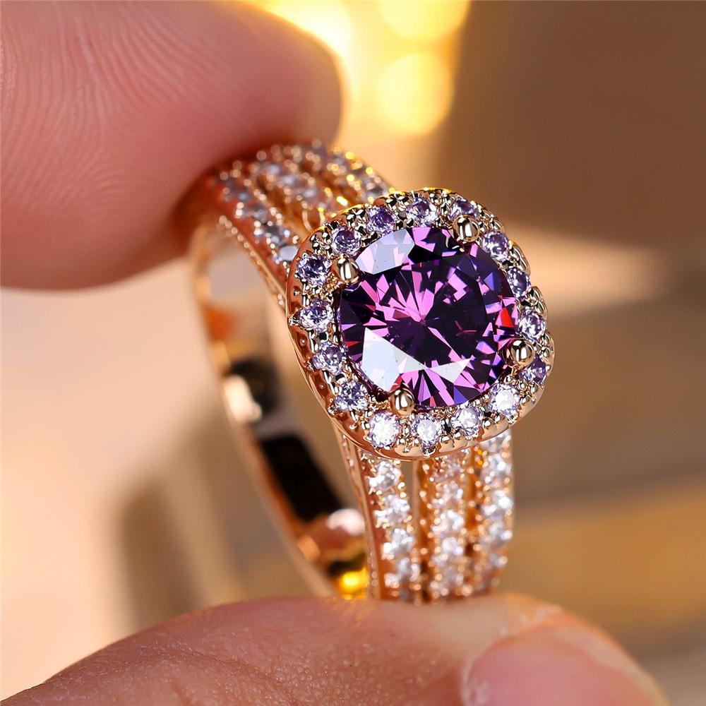 Vintage Female Purple Crystal Jewelry Cute Gold Color Wedding Stone Rings For Women Luxury Engagement Valentines Day Gift 6
Vintage Female Purple Crystal Jewelry Cute Gold Color Wedding Stone Rings For Women Luxury Engagement Valentines Day Gift 6