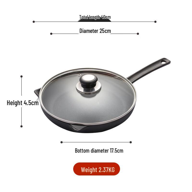 Lilang Cat-Ear Cast Iron Frying Pan
Lilang Cat-Ear Cast Iron Frying Pan