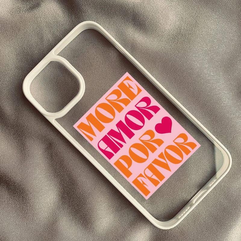 Maximalist More Amor Por Favor Phone Case For iPhone 16 14 15 Pro MAX 13 11 12 Mini XS SE XR 7 8Plus Pink Love Quote Hard Cover iPhone 11Pro
Maximalist More Amor Por Favor Phone Case For iPhone 16 14 15 Pro MAX 13 11 12 Mini XS SE XR 7 8Plus Pink Love Quote Hard Cover iPhone 11Pro
