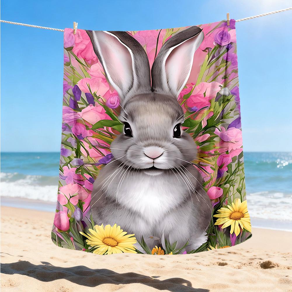 1pc Bunny Flowers Outdoor Blanket - Soft Flannel Cozy for Travel & Camping - All-Season Warm Bed Cover, Machine Washable yy251229080 75x90cm
1pc Bunny Flowers Outdoor Blanket - Soft Flannel Cozy for Travel & Camping - All-Season Warm Bed Cover, Machine Washable yy251229080 75x90cm