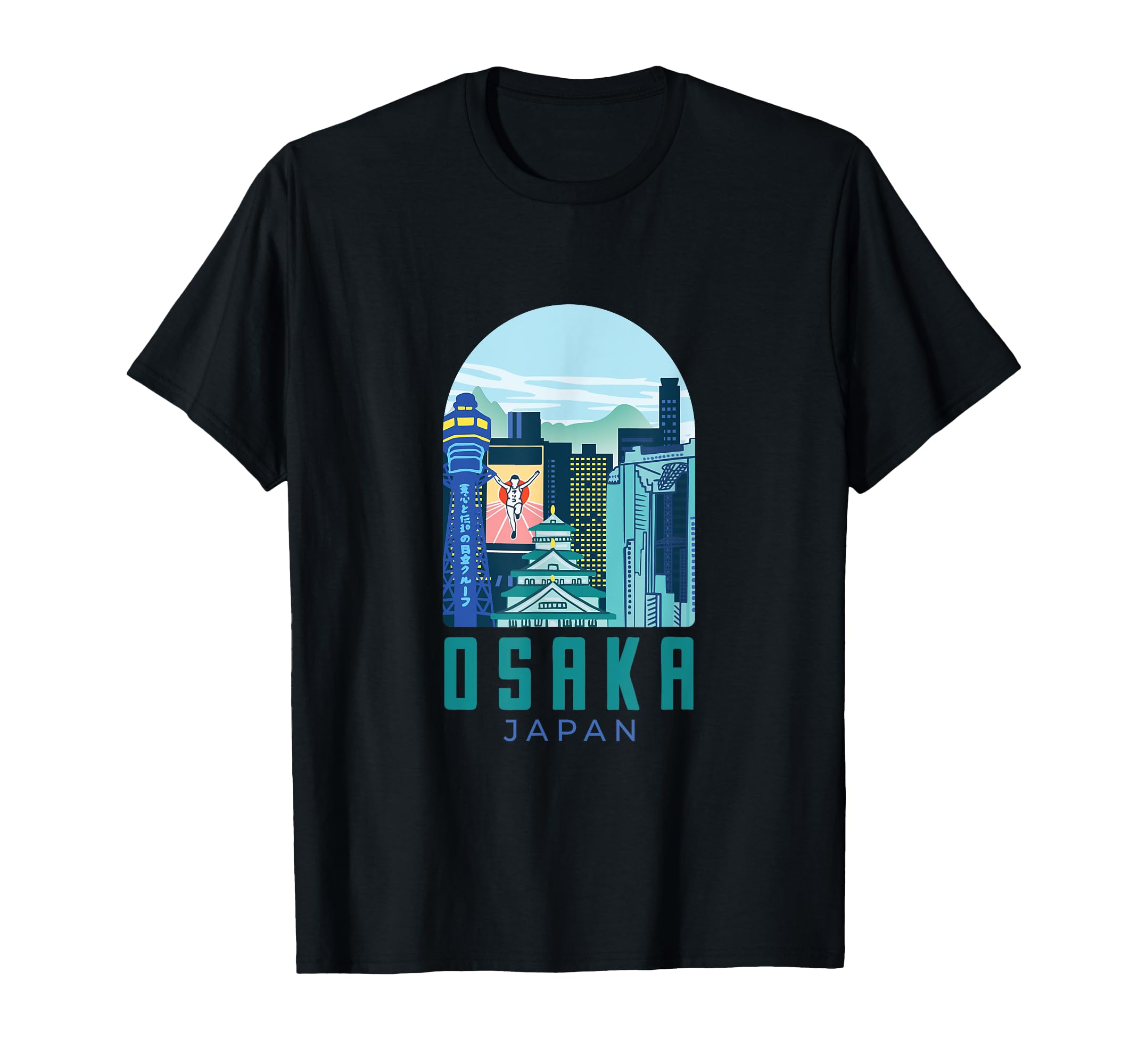 Osaka, Japan, Japanese souvenir, vintage T-shirt
Osaka, Japan, Japanese souvenir, vintage T-shirt