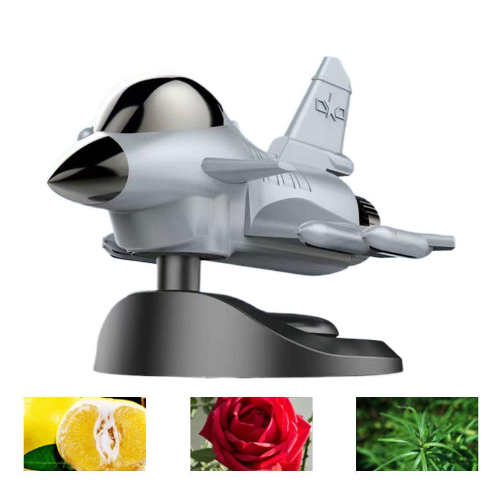 Solar Plane Car Air Freshener | 360° Rotating Dashboard Ornament | Ocean Scent With Geranium/Basil | Silent & Residue-Free
Solar Plane Car Air Freshener | 360° Rotating Dashboard Ornament | Ocean Scent With Geranium/Basil | Silent & Residue-Free