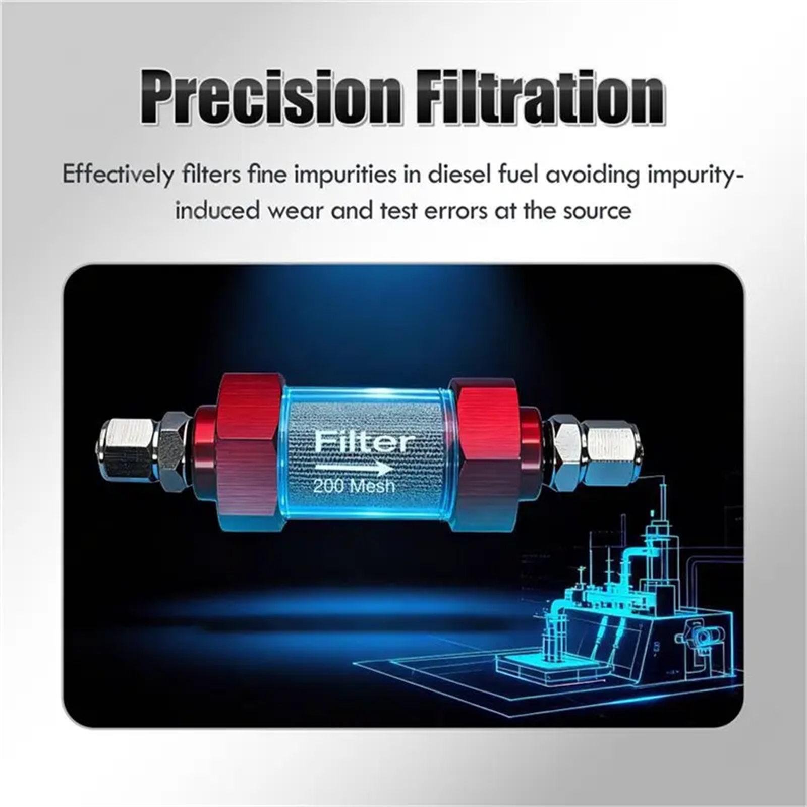 Universal Fuels Injector Tester with Fine Filtration 10cm for Accurate Common Rail Pump & Nozzle Performances Analysis 1
Universal Fuels Injector Tester with Fine Filtration 10cm for Accurate Common Rail Pump & Nozzle Performances Analysis 1