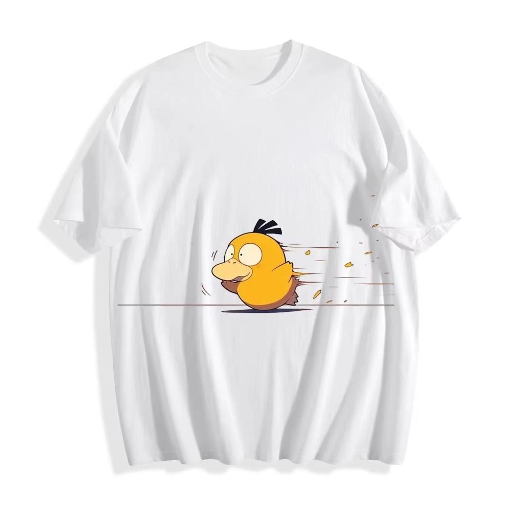 Psyduck Tshirt Cotton Breathable Fashion Versatile Unisex Streetwear Casual Oversized Loose Short Sleeve Breathable M
Psyduck Tshirt Cotton Breathable Fashion Versatile Unisex Streetwear Casual Oversized Loose Short Sleeve Breathable M
