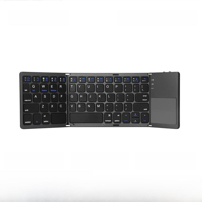 Qianye B033 Ultra-Thin Tri-Fold Bluetooth Keyboard with Touchpad for Mobile Devices and PCs
Qianye B033 Ultra-Thin Tri-Fold Bluetooth Keyboard with Touchpad for Mobile Devices and PCs