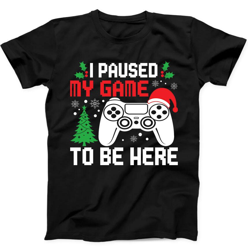 I Paused My Game to Be Here Christmas Gamer Funny Gift Black Tee T Shirt 164 4XL
I Paused My Game to Be Here Christmas Gamer Funny Gift Black Tee T Shirt 164 4XL