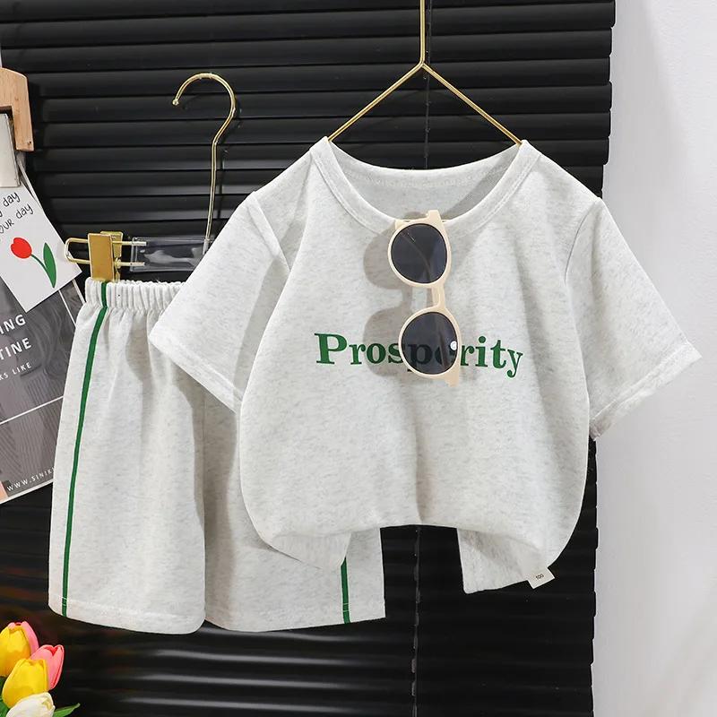 Children s Short-sleeved Suit Girls Boys T-shirt Summer Baby Fashion Sports Casual Sets Clothes Children s Clothing 80 серый
Children s Short-sleeved Suit Girls Boys T-shirt Summer Baby Fashion Sports Casual Sets Clothes Children s Clothing 80 серый