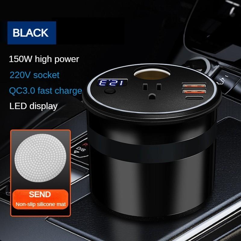 150W Portable Car Charger LED Digital Display Mini Power Converter High Power Car Inverter
150W Portable Car Charger LED Digital Display Mini Power Converter High Power Car Inverter