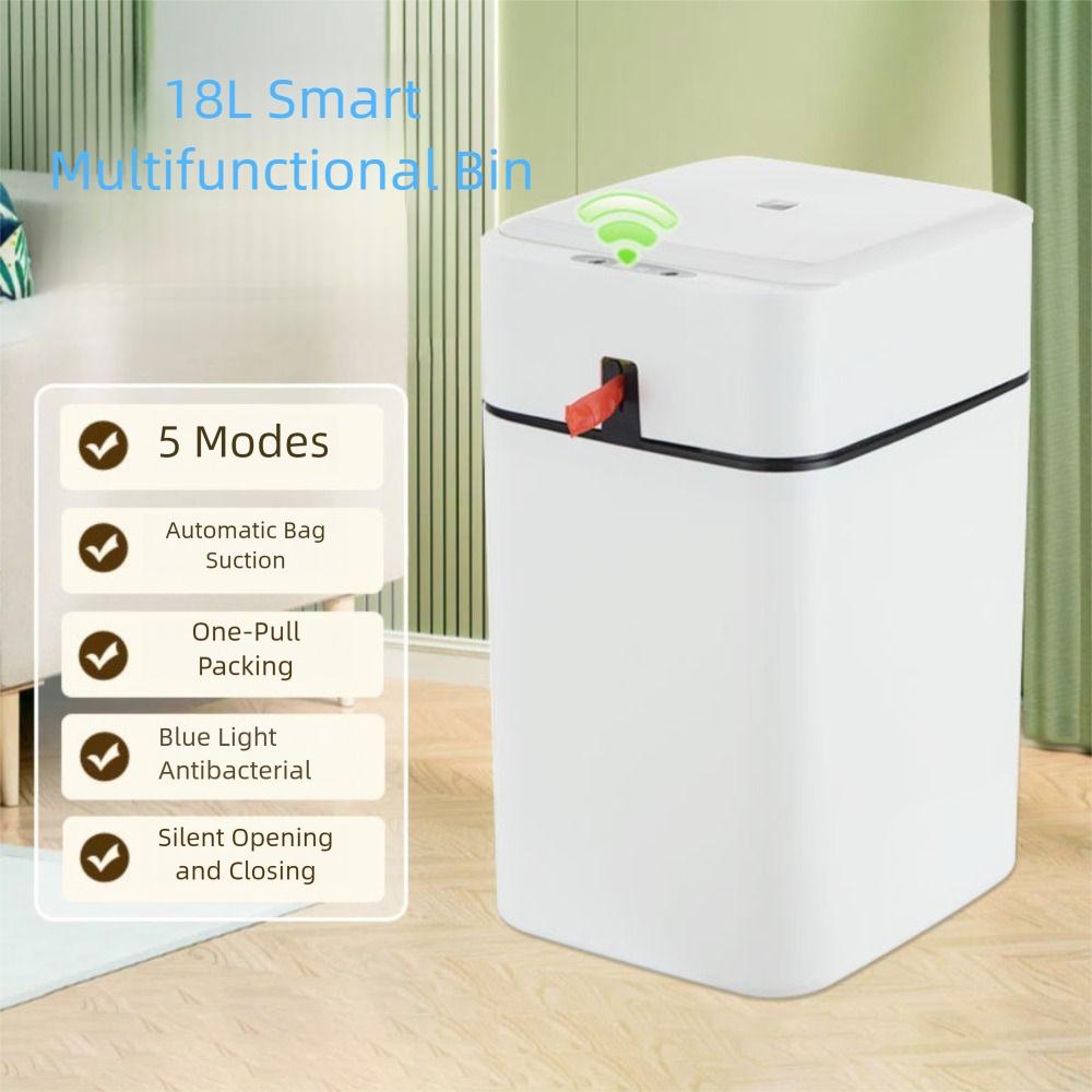 Automatic Induction Smart Garbage Bin 18L Touchless Trash Can Motion Sensor Trash Can Indoor 18L
Automatic Induction Smart Garbage Bin 18L Touchless Trash Can Motion Sensor Trash Can Indoor 18L