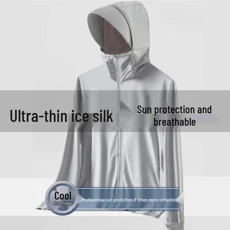 Unisex Summer Sun Protection Jacket - Lightweight, Breathable for Outdoor Cycling & Fishing Large
Unisex Summer Sun Protection Jacket - Lightweight, Breathable for Outdoor Cycling & Fishing Large