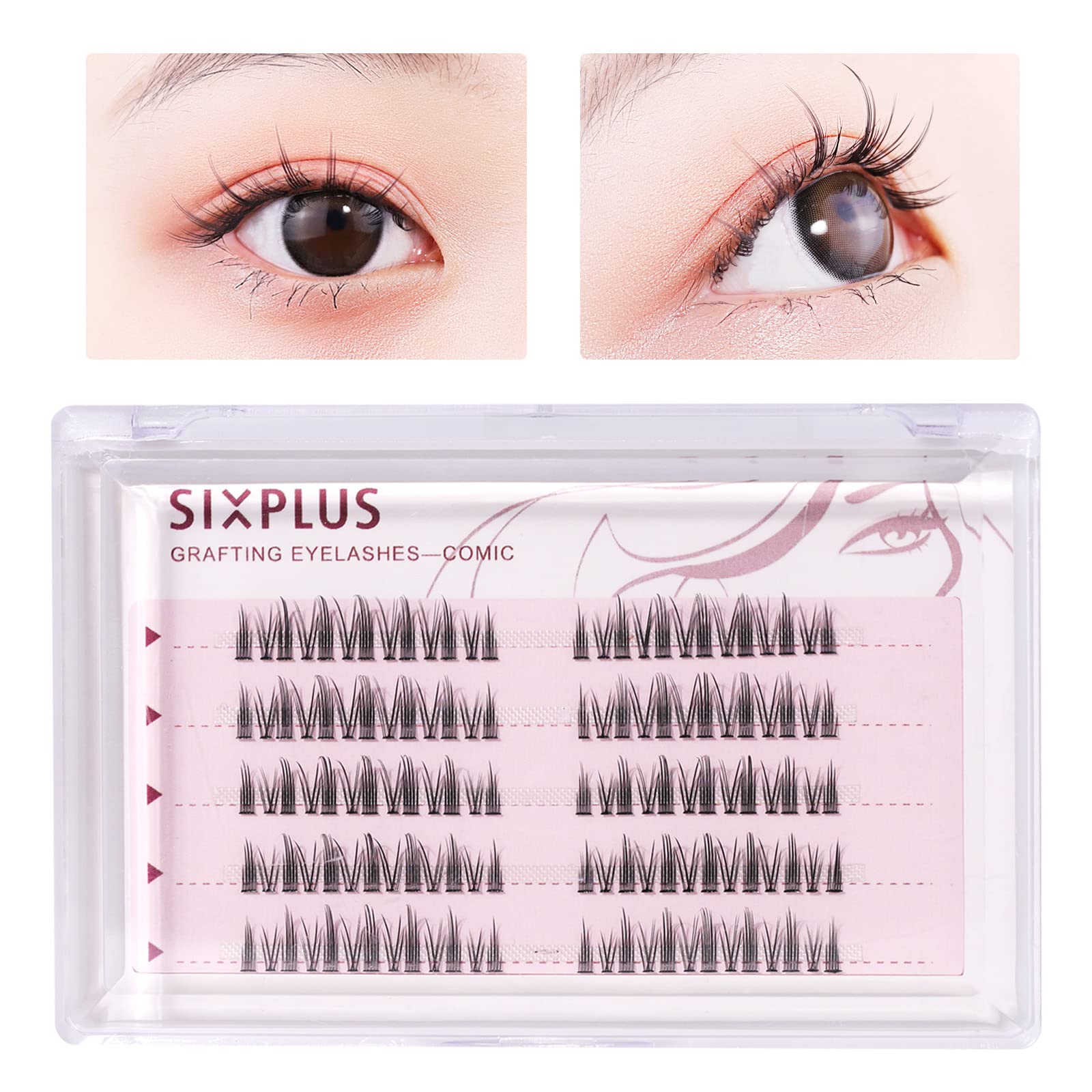 Накладные ресницы SIXPLUS, частичные накладные ресницы, изгиб C, Little Devil MIX, 6 мм~13 мм
Накладные ресницы SIXPLUS, частичные накладные ресницы, изгиб C, Little Devil MIX, 6 мм~13 мм