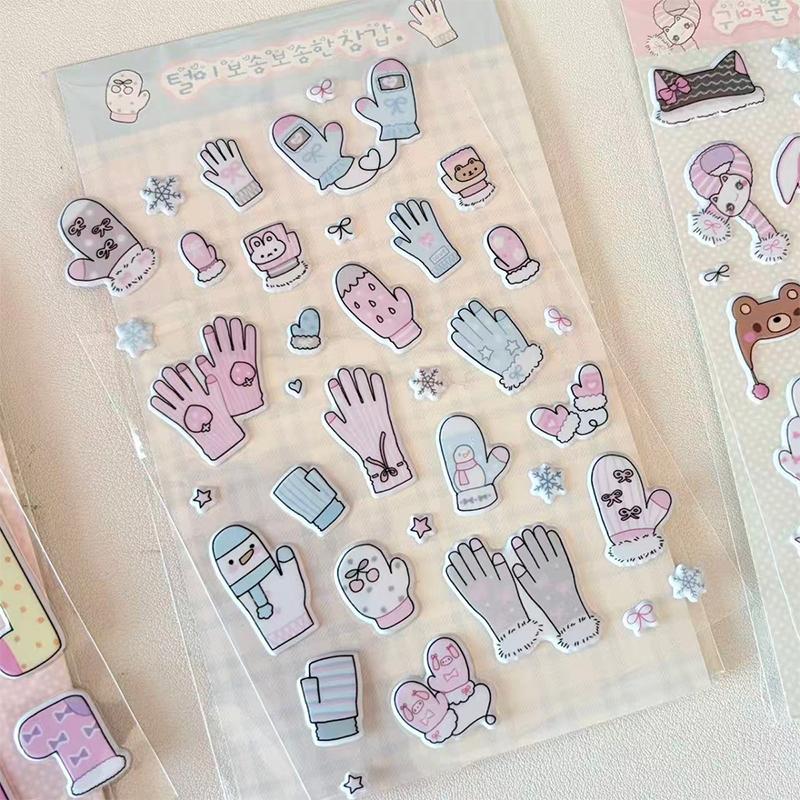 1Pack Winter Socks Gloves Scarves Hats 3D Foam Sticker Hand Account Collages Flat Sticker For Winter Office Diary Decoration
1Pack Winter Socks Gloves Scarves Hats 3D Foam Sticker Hand Account Collages Flat Sticker For Winter Office Diary Decoration