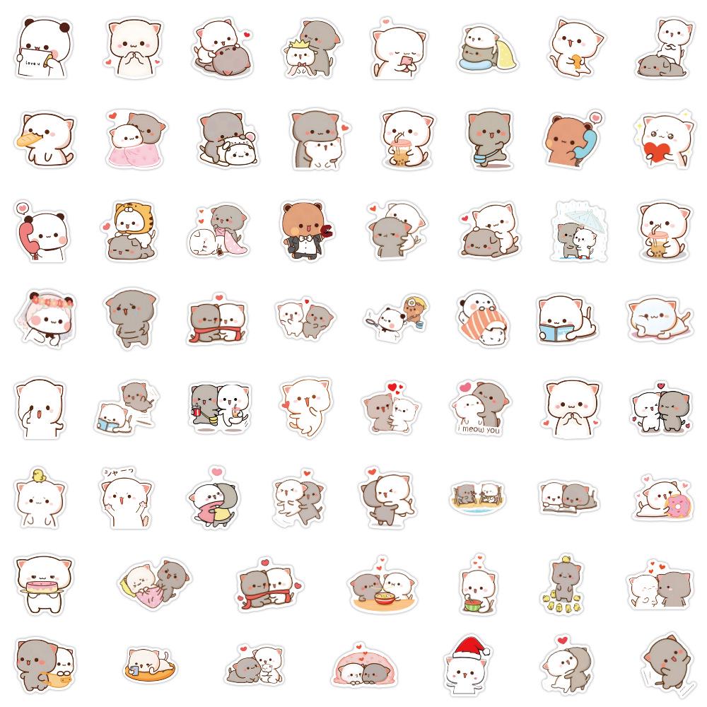 60 Sheets Kawaii Mochi Cat Stickers for Kids Journals, Doodles, Water Bottles, and Suitcases
60 Sheets Kawaii Mochi Cat Stickers for Kids Journals, Doodles, Water Bottles, and Suitcases