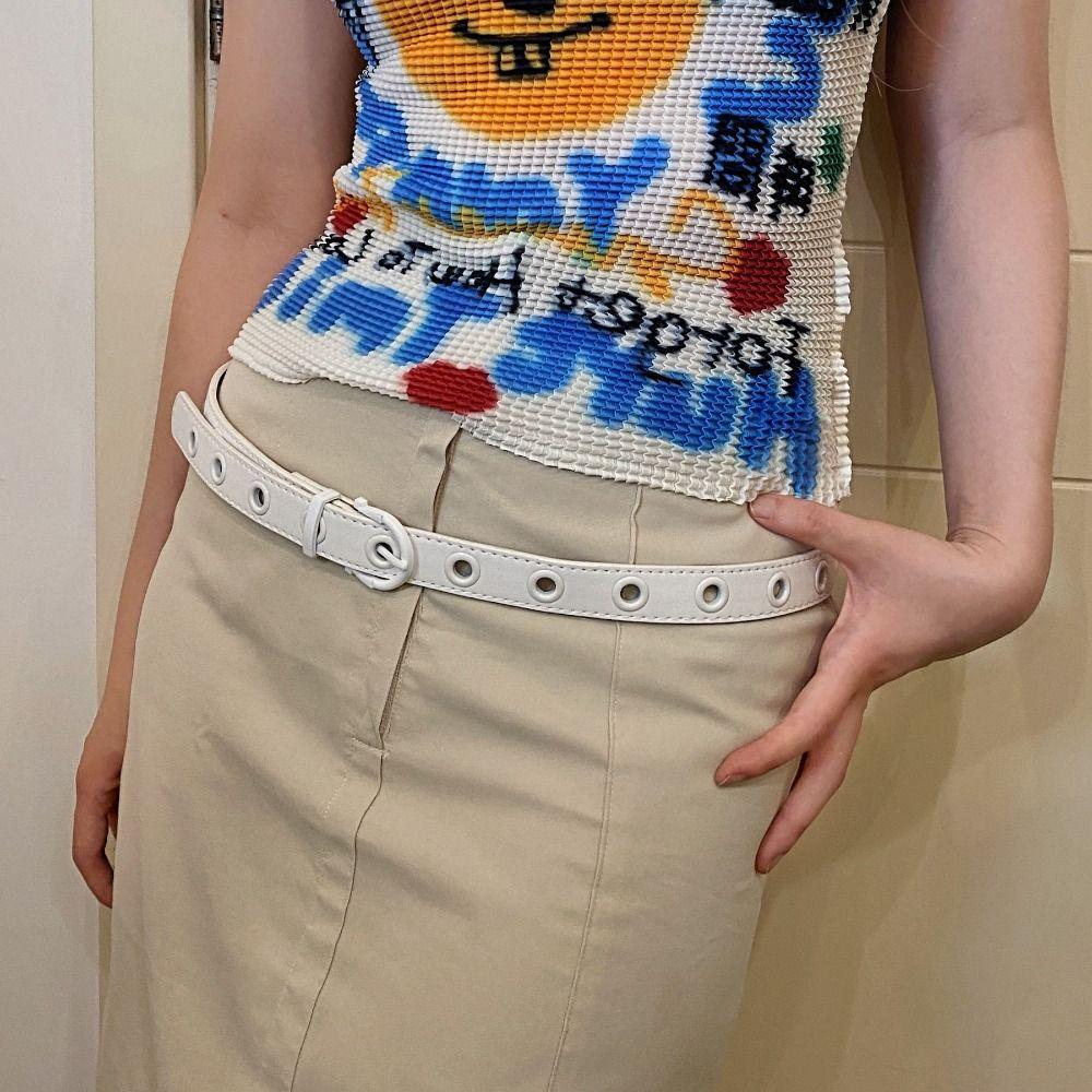 Тонкий боковой ремень из искусственной кожи с металлической пряжкой Y2K Girl Waistband Personality Thin Taist Belt Ladies/Girls
Тонкий боковой ремень из искусственной кожи с металлической пряжкой Y2K Girl Waistband Personality Thin Taist Belt Ladies/Girls