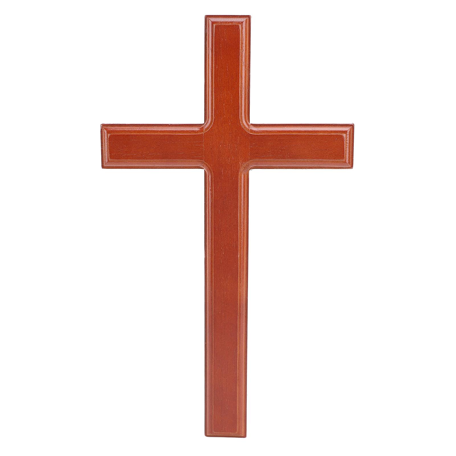 Wooden Crucifix Wall Decor 30cm Simple Smoothly Polished Wood Wall Hanging Crucifix Red червоний
Wooden Crucifix Wall Decor 30cm Simple Smoothly Polished Wood Wall Hanging Crucifix Red червоний