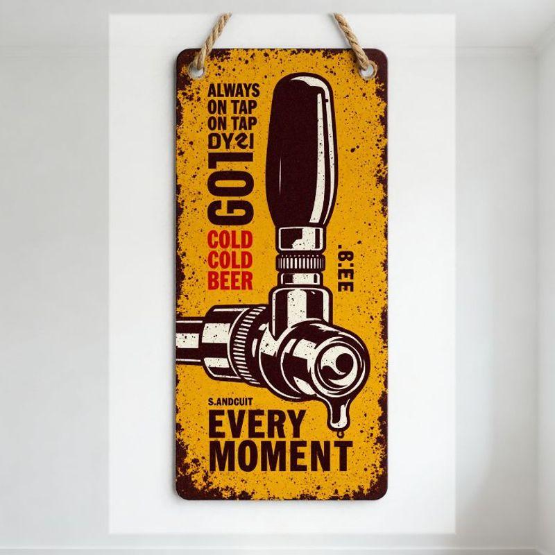 Vintage Style Beer Tap Metal Tin Sign - GOT COLD COLD BEER Retro Rustic Wall Decor for Bar Man Cave Cafe Restaurant Home Decor 20x30cm(7.8x11.8inch)
Vintage Style Beer Tap Metal Tin Sign - GOT COLD COLD BEER Retro Rustic Wall Decor for Bar Man Cave Cafe Restaurant Home Decor 20x30cm(7.8x11.8inch)
