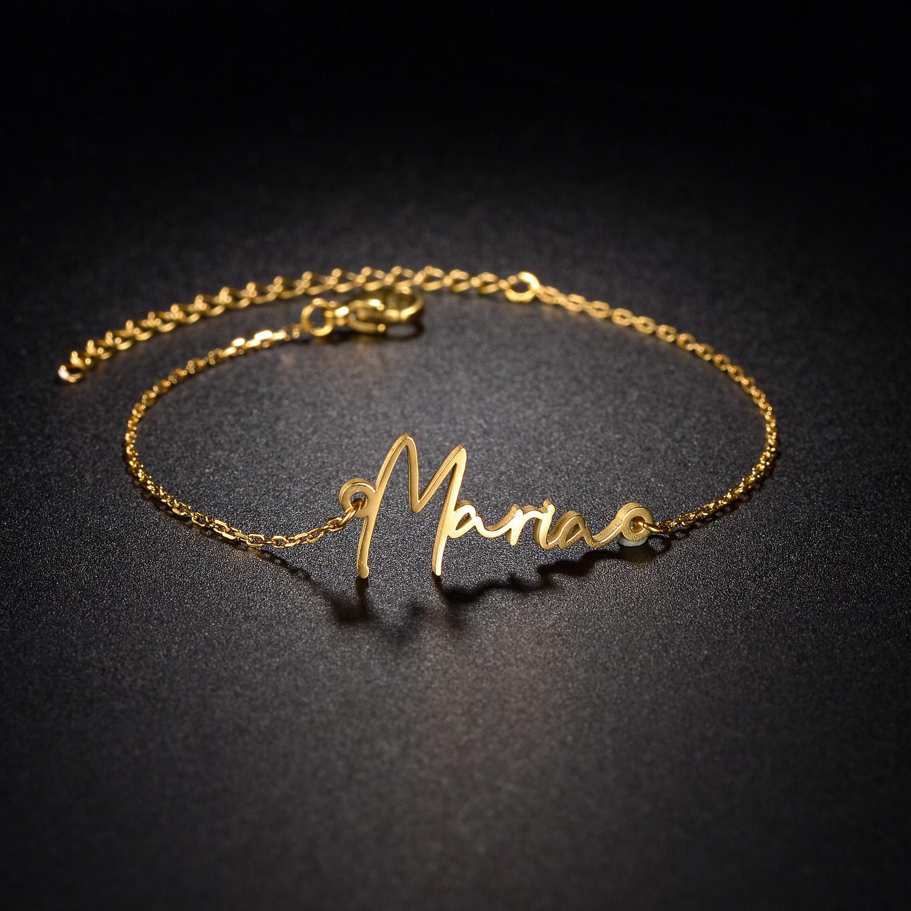 Atoztide Personalized Custom Name Bracelet Stainless Steel For Men Women Zircon Heart Letter Link Chain Birthday Jewelry Gift Silver color&25cm
Atoztide Personalized Custom Name Bracelet Stainless Steel For Men Women Zircon Heart Letter Link Chain Birthday Jewelry Gift Silver color&25cm